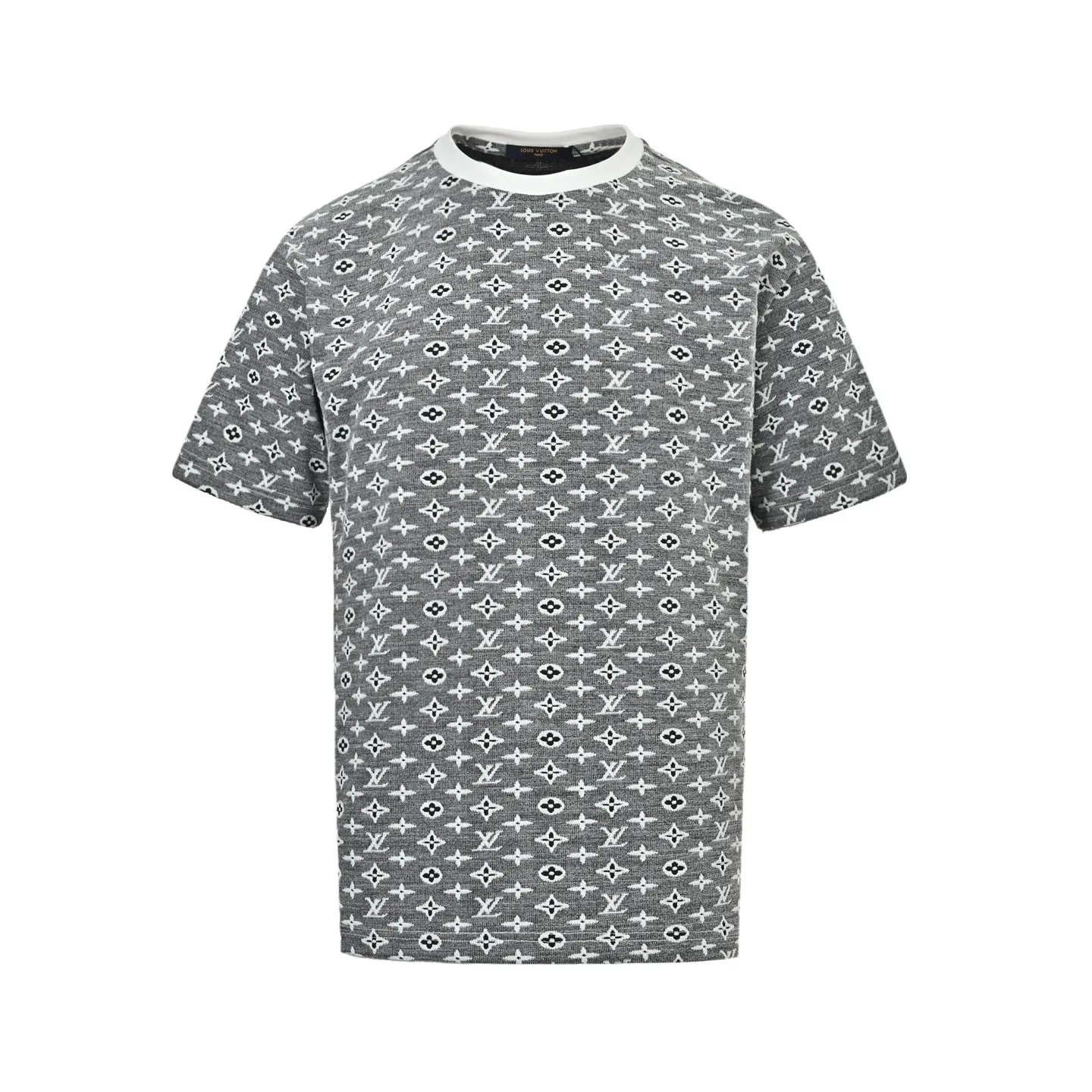 Louis Vuitton/Louis Vuitton 26ss all-over presbyopia jacquard short sleeves